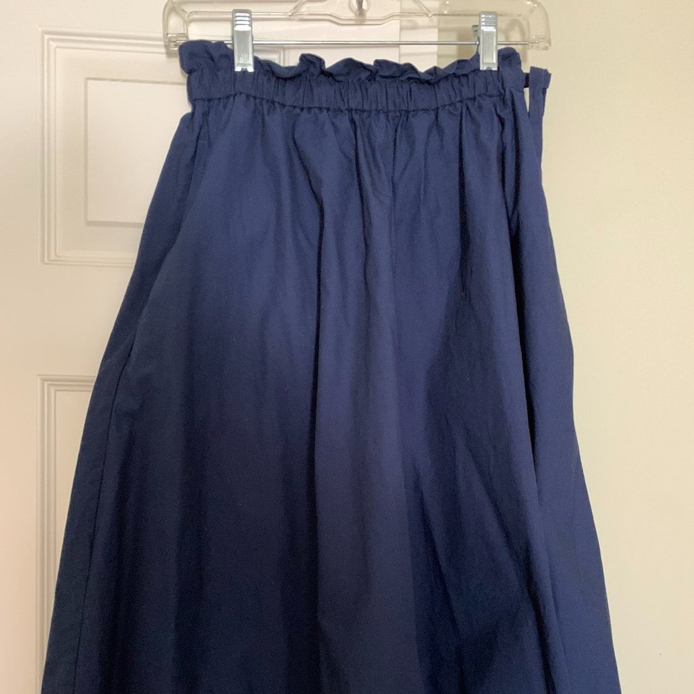 Aritzia Wilfred Cotton Skirt with Tie-Waist